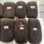 10-16Inch Natural 4C Afro Kinky Curly Bulk Human Hair Extensions No Weft Brazilian Remy Bulk for Locs Braiding Hair