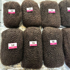 10-16Inch Natural 4C Afro Kinky Curly Bulk Human Hair Extensions No Weft Brazilian Remy Bulk for Locs Braiding Hair