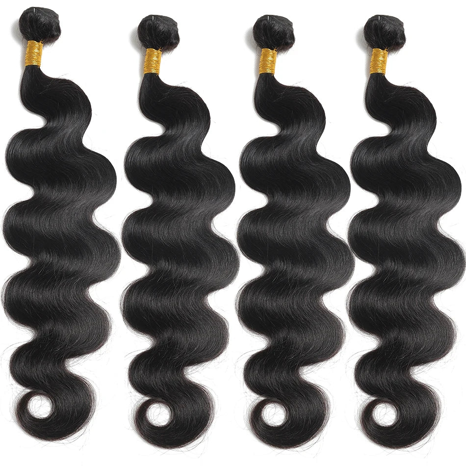 16A Raw Indian Body Wave Human Hair Bundles Unprocessed Virgin Hair Weave Extensions 1/3/4 pcs Wholesale Cheap Price Natural