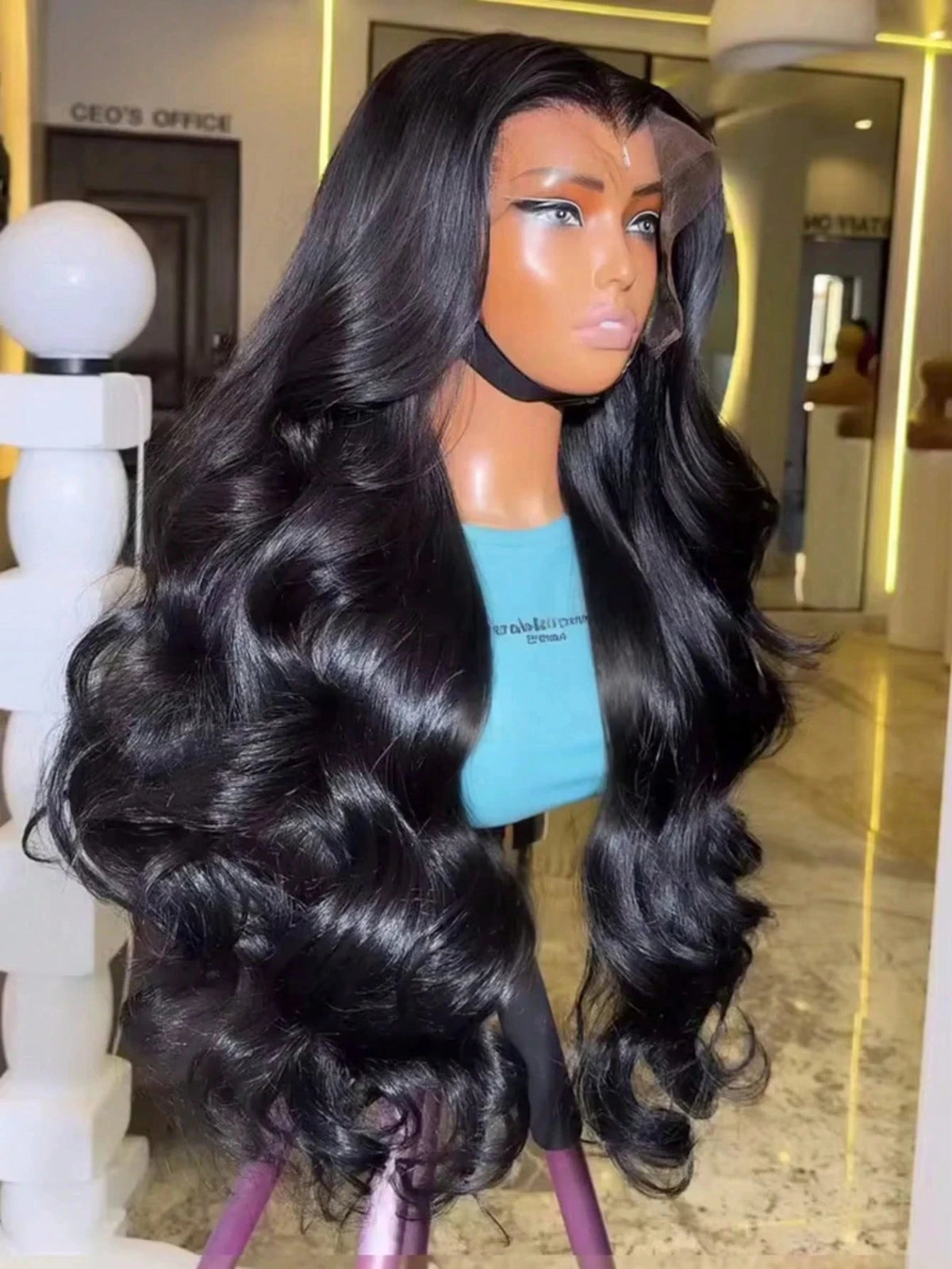 40 Inches 250% Density Lace Front Wig Human Hair Body Wave 13x6 Frontal Glueless Wigs 13x4 HDTransparent Lace Wigs Pre Plucked