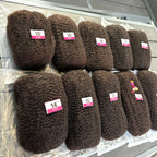 10-16Inch Natural 4C Afro Kinky Curly Bulk Human Hair Extensions No Weft Brazilian Remy Bulk for Locs Braiding Hair