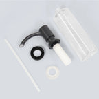 Samodra Nickel Soap dispenser Black Kitchen sink Counter Liquid Soap Dispenser Bottle kitchen accessories 350ml  Built in Pumps