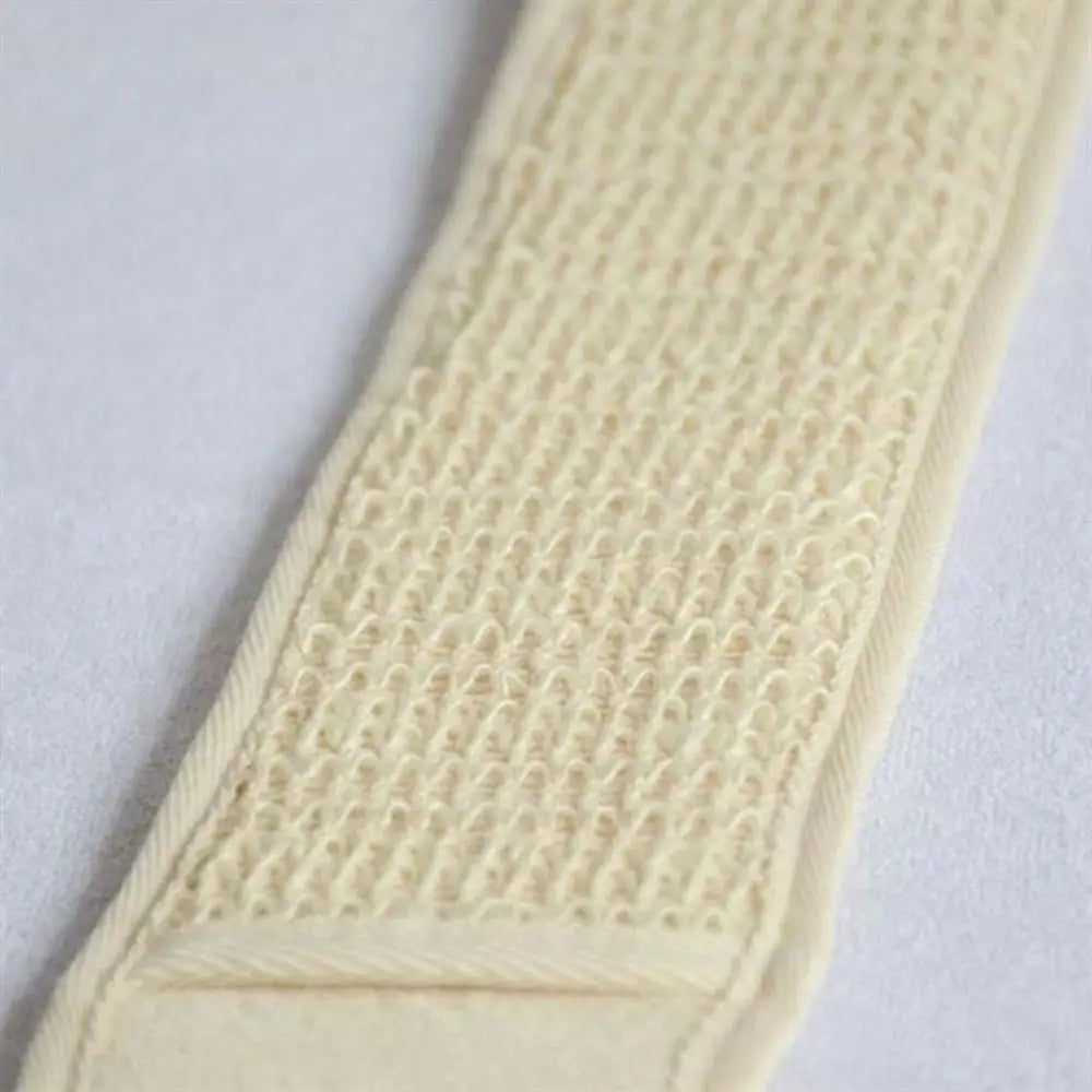 Loofah Long Back Towel Rubbing Bath Brush Double Sided Rubbing Skin Supplies Body Back Care Scrubber Bathroom Exfoliator Q6H5