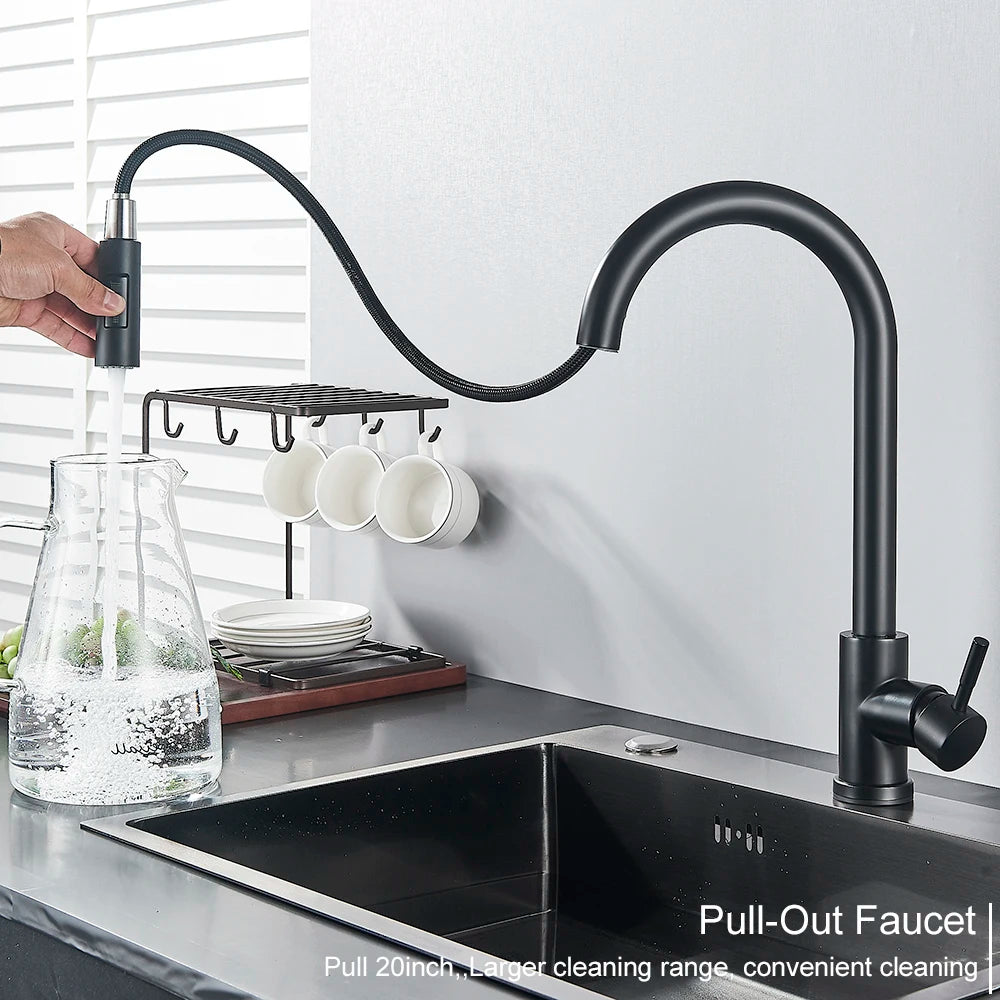 Pull Out Sensor Kitchen Faucet Sensitive Touch Control Faucet Mixer For Kitchen Touch Sensor Kitchen Mixer Tap