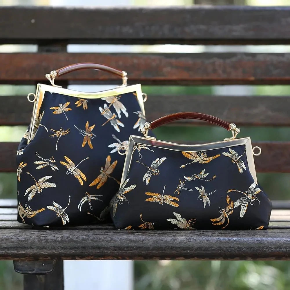 Fashion Vintage Designer Lock Shell Bags Women's Handbags Purses Pure Handmade Chain Women Shoulder Crossbody Bag