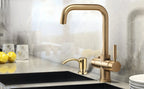 Samodra Nickel Soap dispenser Black Kitchen sink Counter Liquid Soap Dispenser Bottle kitchen accessories 350ml  Built in Pumps