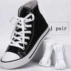 Thicken Laces Shoe Athletic String No Elasticity Flat Shoelaces Sport White Leisure Sneaker Lacet Shoelaces Accessories
