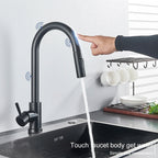 Pull Out Sensor Kitchen Faucet Sensitive Touch Control Faucet Mixer For Kitchen Touch Sensor Kitchen Mixer Tap