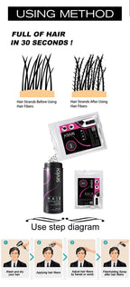 Sevich Hair Fiber Refill 100g Hair Loss Products Keratin Thickening Spray Hair Building Fibers Powders Keratin Hair Regrowth