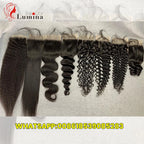 13x4 Lace Frontal Brazilian Straight Human Hair 5x5 Lace Closures Only Pre Plucked Natural Color Remy Hair 8-22 Inch