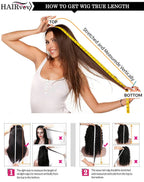 Straight 13x4 HD 4/613 Brown Lace Frontal Wigs Human Hair Transparent Lace Front Wigs For Women Honey Blonde Brazilian Hair Wig