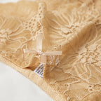BANNIROU 1Pcs Sexy Lace Transparent Briefs Underwear For Woman Female Low-Rise Panties With Bow Women's Underwear Intimates
