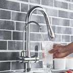 Gold /Black/Chrome Kithcen Purified Faucet Pull Out Water Filter Tap 2/3 Way Torneira Hot Cold Mixer Sink Crane Kitchen Drink