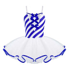 Red Kids Girls Ballerina Fairy Prom Party Costumes Flower Dress Girls Dance Wear Gymnastic Ballet Leotard Tutu Christmas Dresses