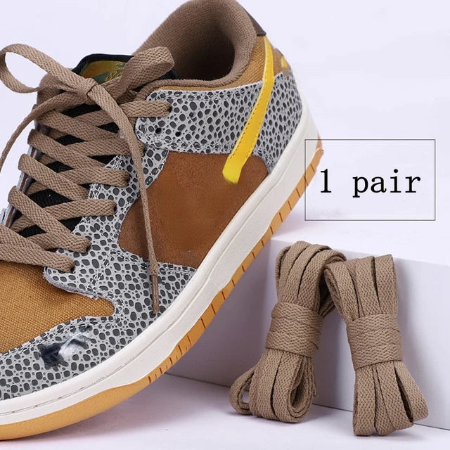 Thicken Laces Shoe Athletic String No Elasticity Flat Shoelaces Sport White Leisure Sneaker Lacet Shoelaces Accessories