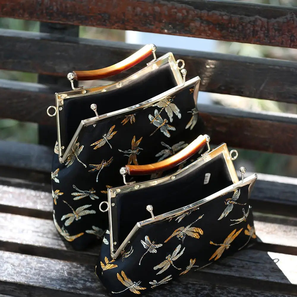Fashion Vintage Designer Lock Shell Bags Women's Handbags Purses Pure Handmade Chain Women Shoulder Crossbody Bag