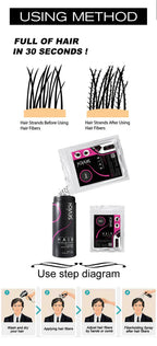 Sevich Refill 100g Hair Fiber Hair Loss Products Hair Building Fibers Powders Thicken Thin Hair 10 Colors Keratin Hair Regrowth