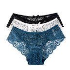 3pcs/Pack! Sexy Women Lace Panties Underwear Lace Briefs S M L XL Women Underwear