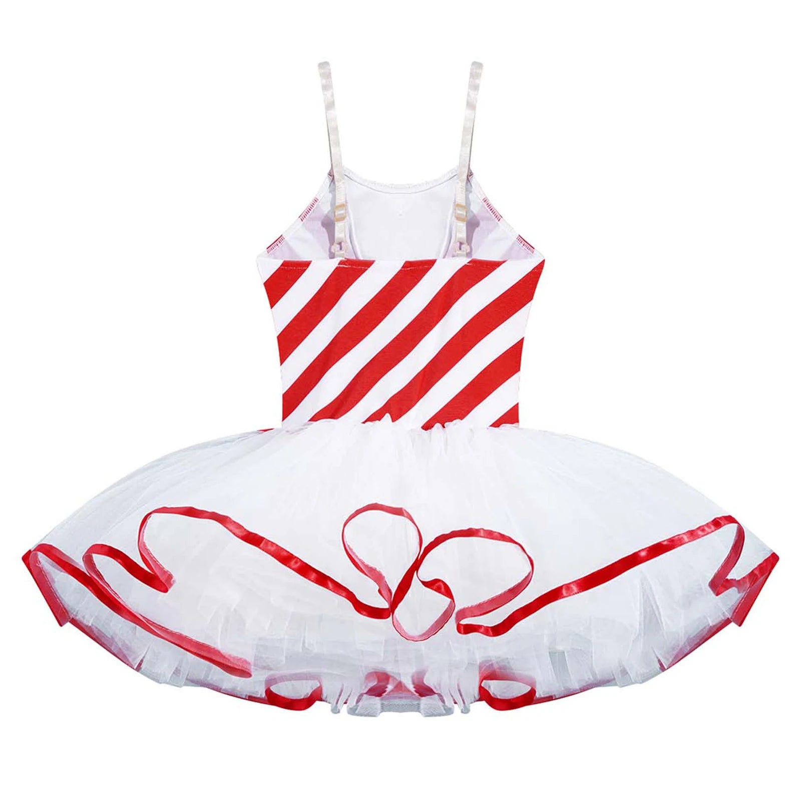 Red Kids Girls Ballerina Fairy Prom Party Costumes Flower Dress Girls Dance Wear Gymnastic Ballet Leotard Tutu Christmas Dresses