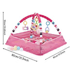 Baby Fitness Frame Crawling Game Blanket Multifunctional Educational Mat Fence Crawling Blanket Infant Rug Enlightenment Toys