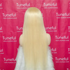 613 Blonde HD Transparent Lace Frontal Human Hair Wigs Tuneful 613 Malaysian Bone Straight 13x4 13x6 Lace Front Human Hair Wigs