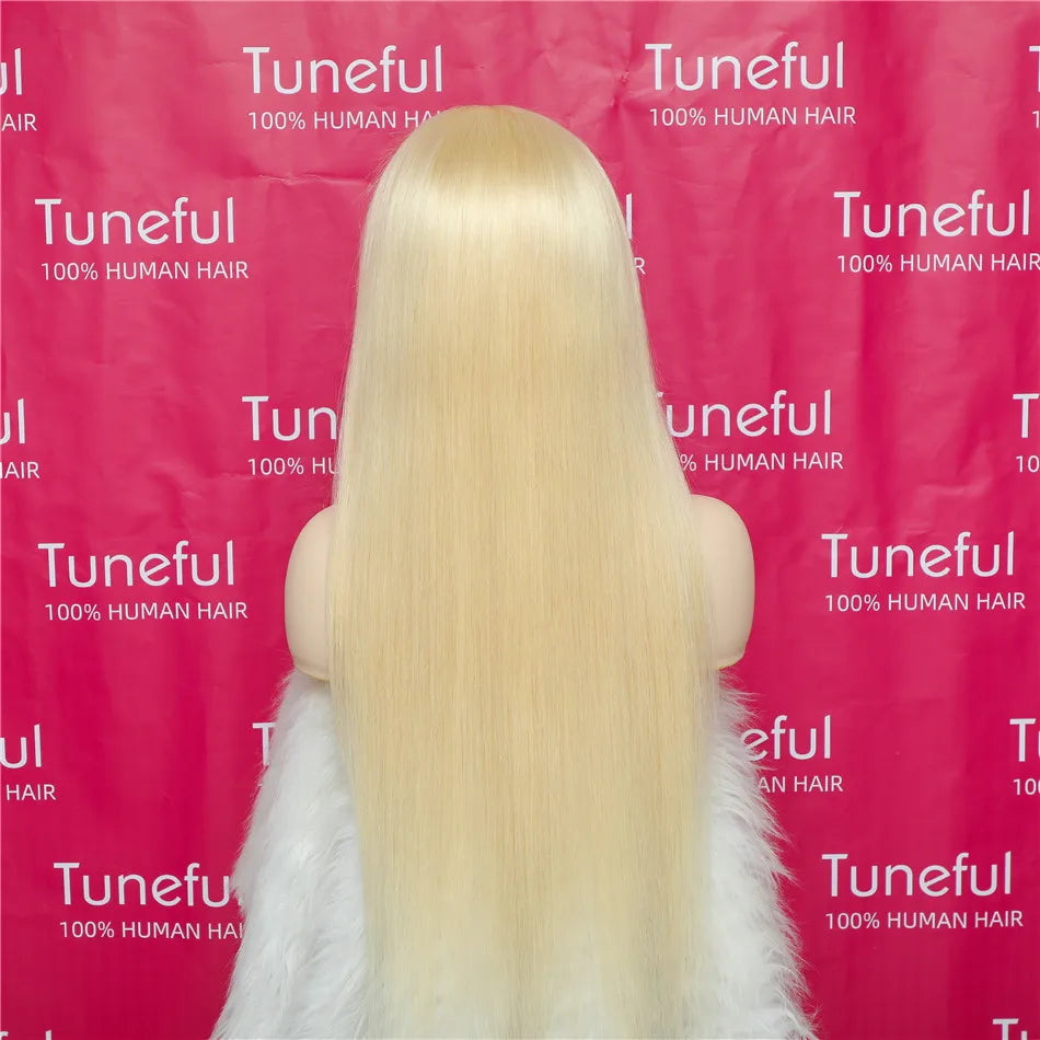 613 Blonde HD Transparent Lace Frontal Human Hair Wigs Tuneful 613 Malaysian Bone Straight 13x4 13x6 Lace Front Human Hair Wigs