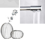 Chrome Purified Water Kitchen Faucet Pure Water Filter Deck Mounted Faucet Crane Dual Handles Hot Cold Water Mixer Taps