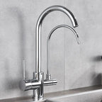Gold /Black/Chrome Kithcen Purified Faucet Pull Out Water Filter Tap 2/3 Way Torneira Hot Cold Mixer Sink Crane Kitchen Drink