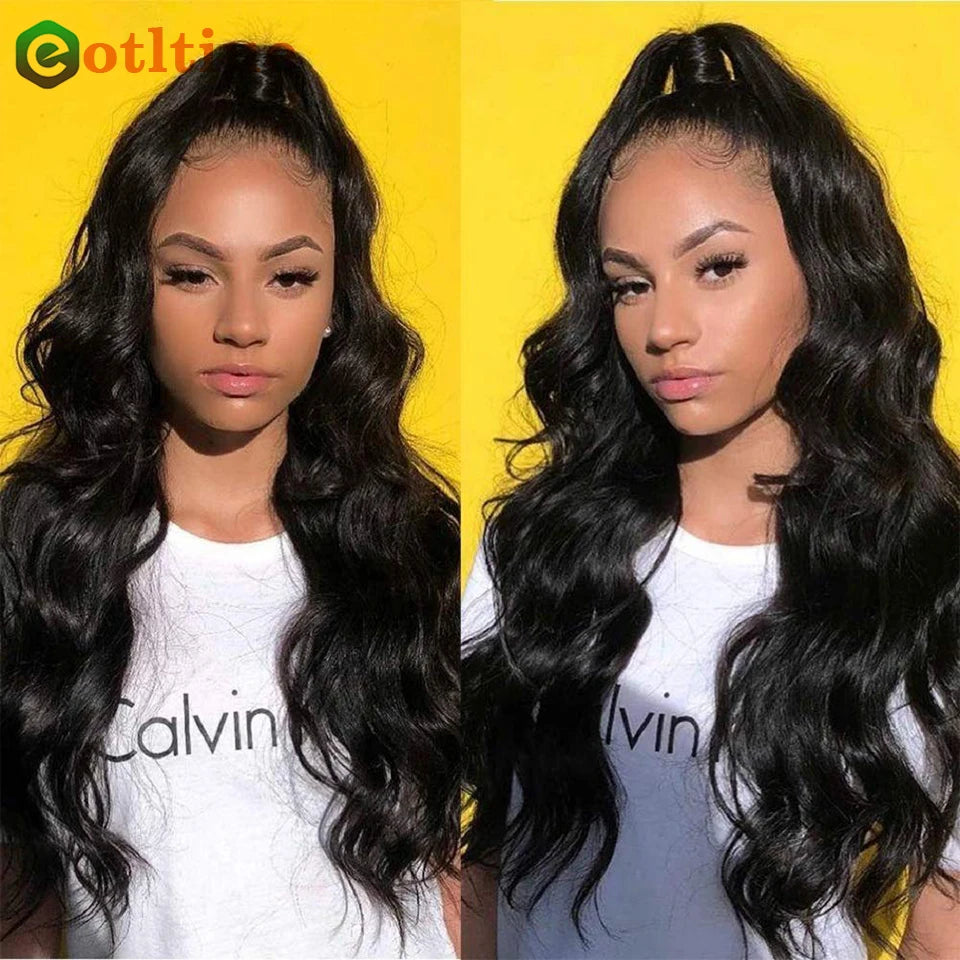 15A Body Wave Ponytail Human Hair Wrap Around Clip in Hairpiece Remy 3C Pony Tail Kinky Curly Ponytail Kinky Straight Ponytail