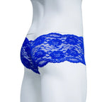 Lace Sexy Underwear Men Boxers Hombre Man Sissy Transparent Ultra Thin Panties U Convex Pouch Boxer Shorts Underpants Cueca