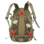 Outdoor Tactical Climbing Camping Backpack Travel Molle Hiking Hunting Trekking Rucksack Sports Crossbody Reflective Strip Bag