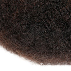 Afro Kinky Bulk Human Hair Extensions QVR US Local Shipping Natural Black/Brown Lightweight For Braiding Styling Everyday Wear