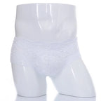 Lace Sexy Underwear Men Boxers Hombre Man Sissy Transparent Ultra Thin Panties U Convex Pouch Boxer Shorts Underpants Cueca