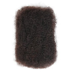 Afro Kinky Bulk Human Hair Extensions QVR US Local Shipping Natural Black/Brown Lightweight For Braiding Styling Everyday Wear