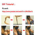 Afro Kinky Bulk Human Hair Extensions QVR US Local Shipping Natural Black/Brown Lightweight For Braiding Styling Everyday Wear