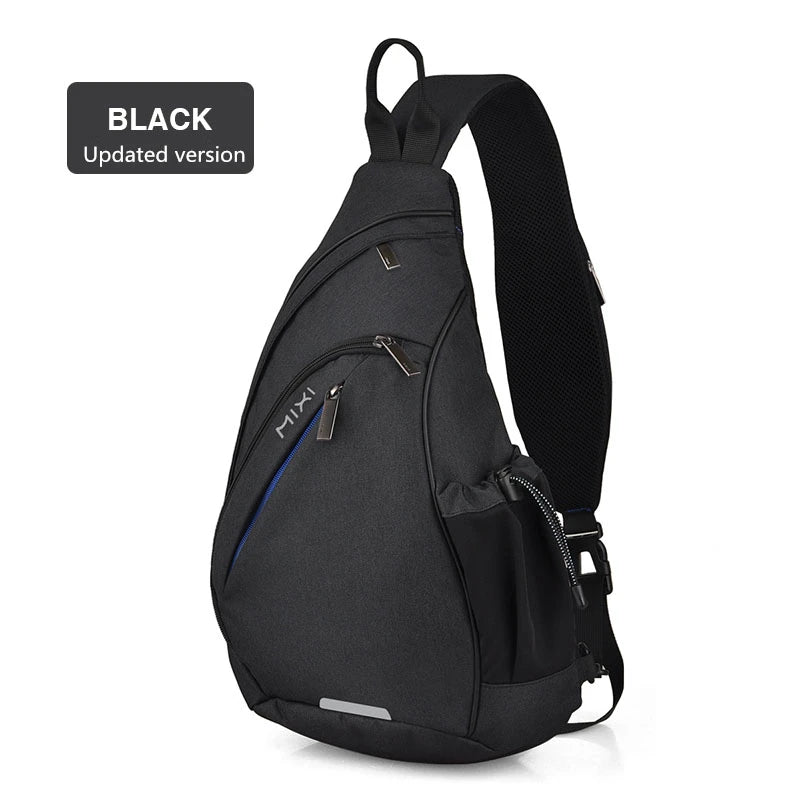 Mixi Men Sling Backpack One Shoulder Bag Boys Student School Bags University Work Travel Versatile 2020 Fashion New Design M5225