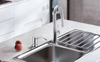 Samodra Nickel Soap dispenser Black Kitchen sink Counter Liquid Soap Dispenser Bottle kitchen accessories 350ml  Built in Pumps