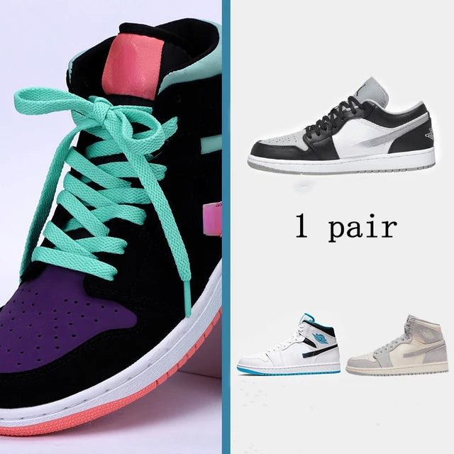 Thicken Laces Shoe Athletic String No Elasticity Flat Shoelaces Sport White Leisure Sneaker Lacet Shoelaces Accessories