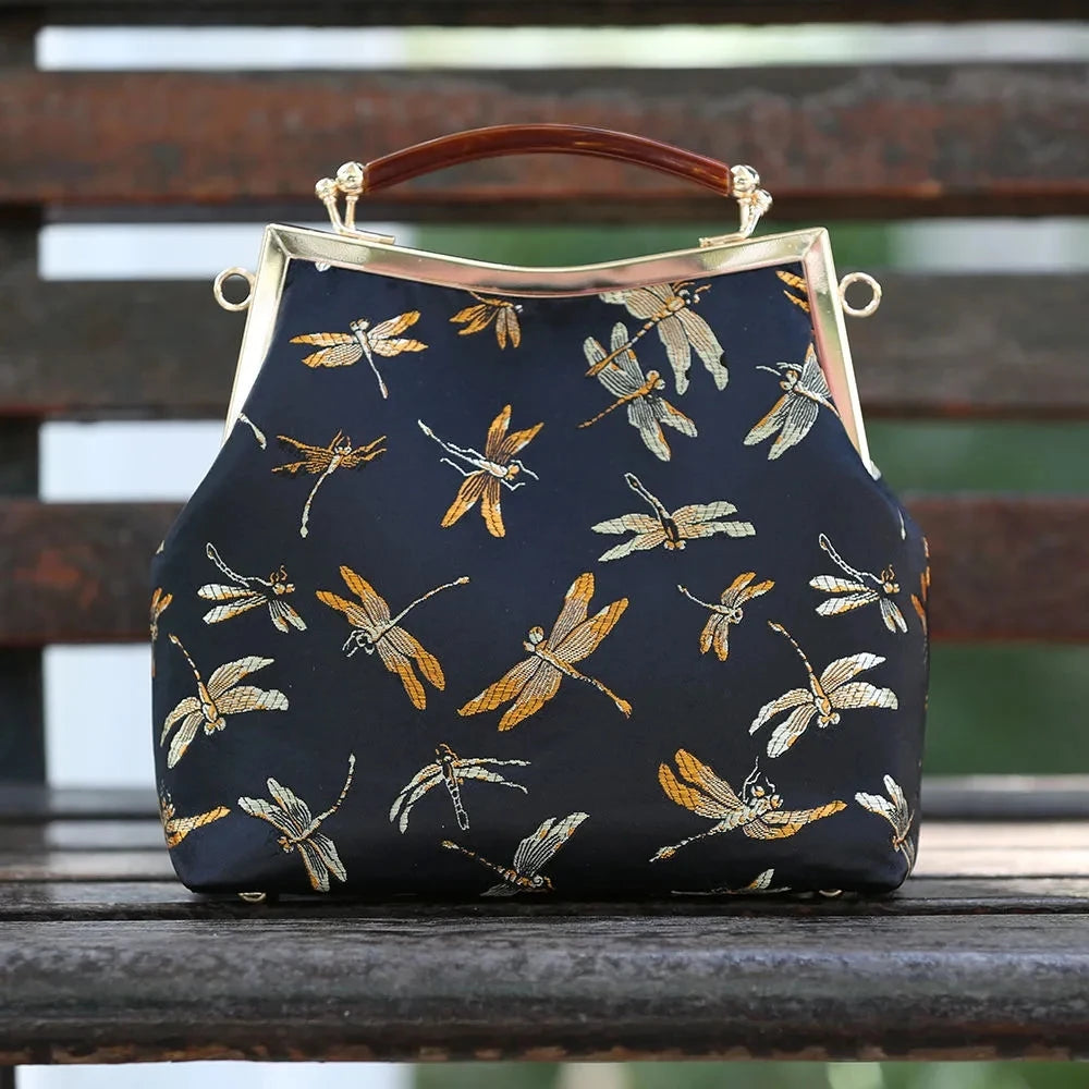 Fashion Vintage Designer Lock Shell Bags Women's Handbags Purses Pure Handmade Chain Women Shoulder Crossbody Bag