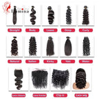 13x4 Lace Frontal Brazilian Straight Human Hair 5x5 Lace Closures Only Pre Plucked Natural Color Remy Hair 8-22 Inch