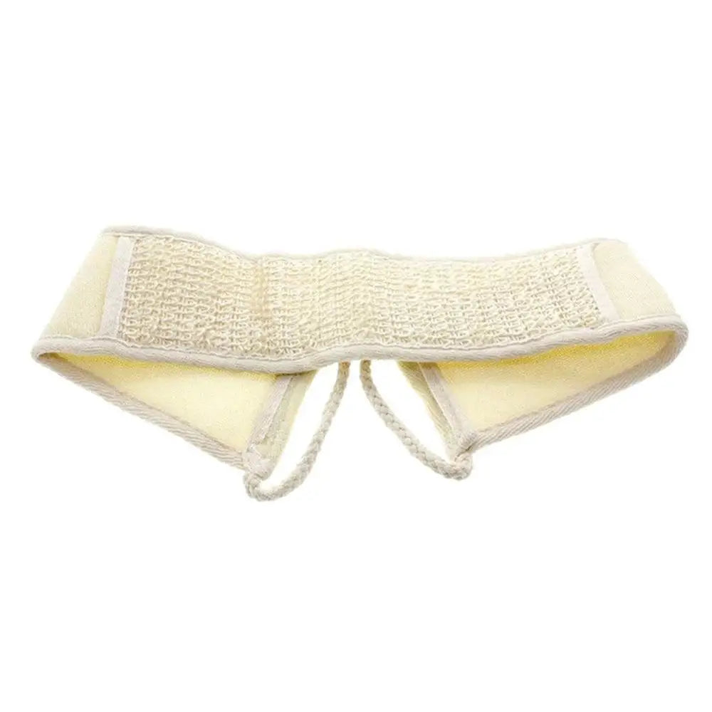 Loofah Long Back Towel Rubbing Bath Brush Double Sided Rubbing Skin Supplies Body Back Care Scrubber Bathroom Exfoliator Q6H5