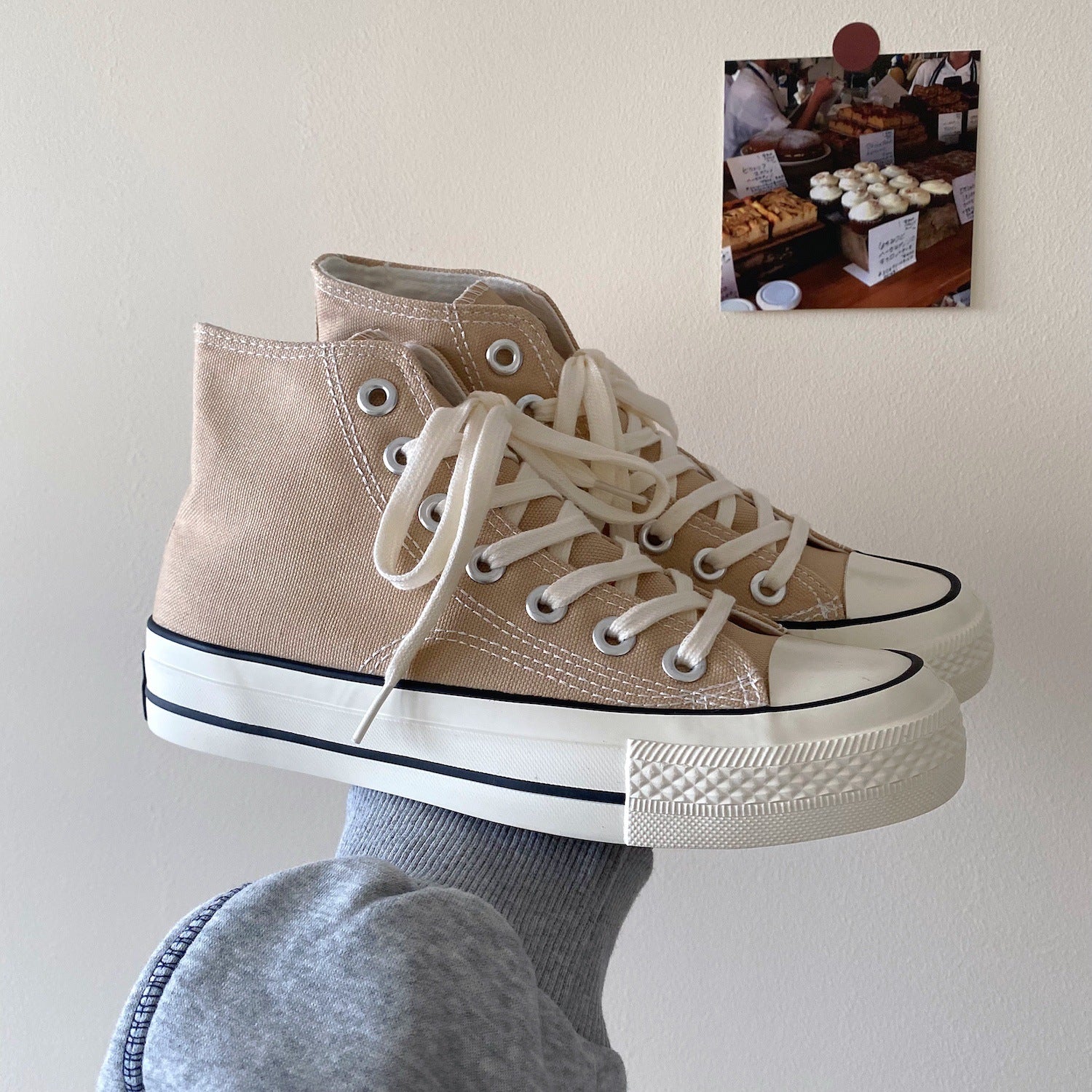 2025 Spring and Summer New Style Burgundy Versatile High-Top Canvas Shoes for Women Hong Kong Style Street Shoes for Women Ins