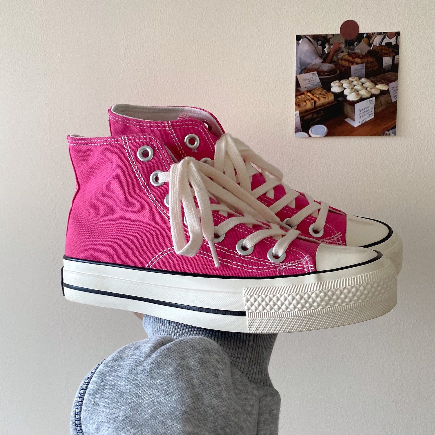 2025 Spring and Summer New Style Burgundy Versatile High-Top Canvas Shoes for Women Hong Kong Style Street Shoes for Women Ins