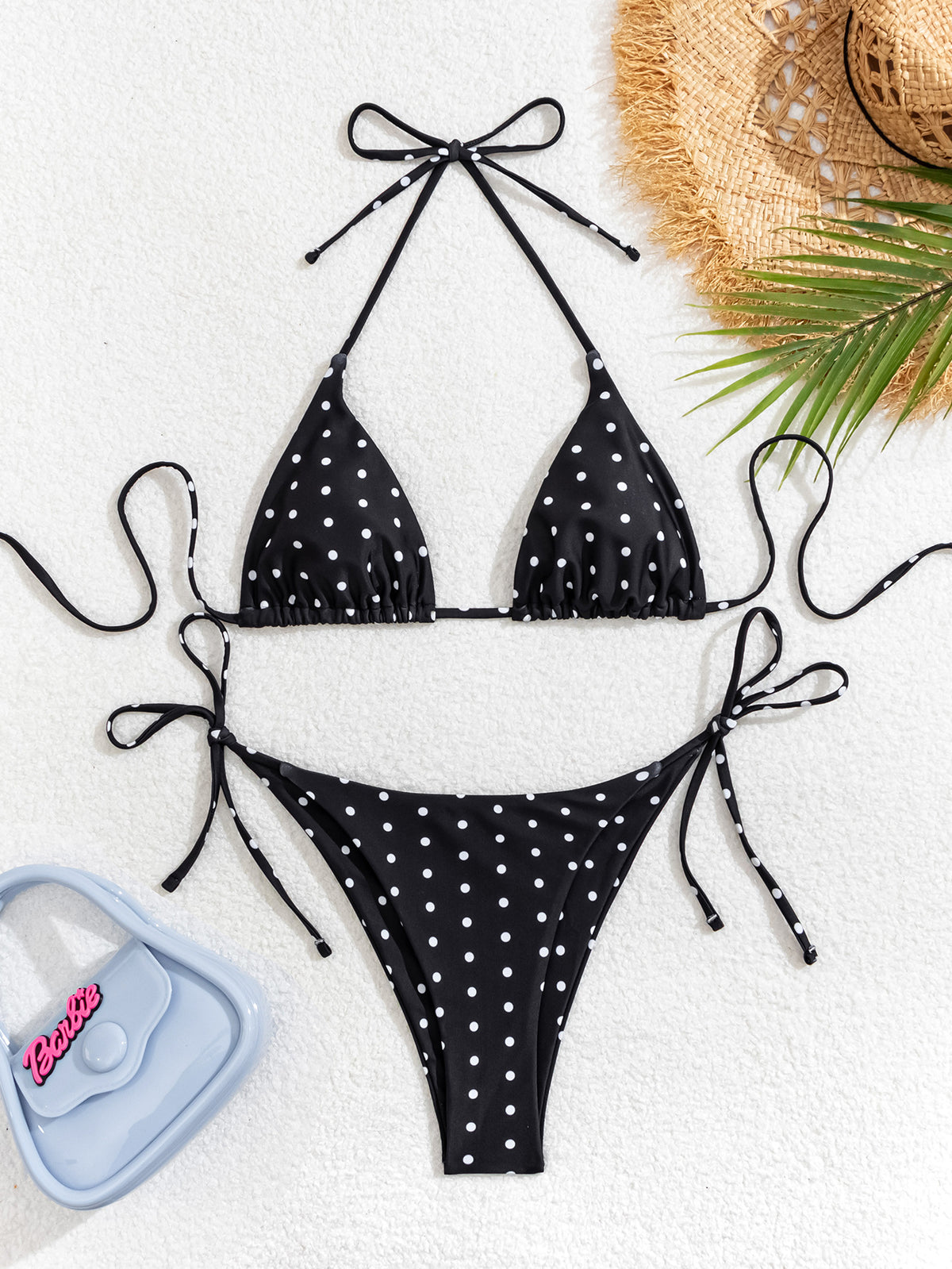 2026 European and American Cross-Border New Lace-Up Swimsuit Bikini High-End Bikini Swimsuit Set for Women