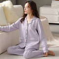 Pure Cotton Pajamas for Women, Spring and Autumn Long-Sleeved Trousers Suit, Autumn and Winter Loose, Can Be Worn Outside Home Clothes