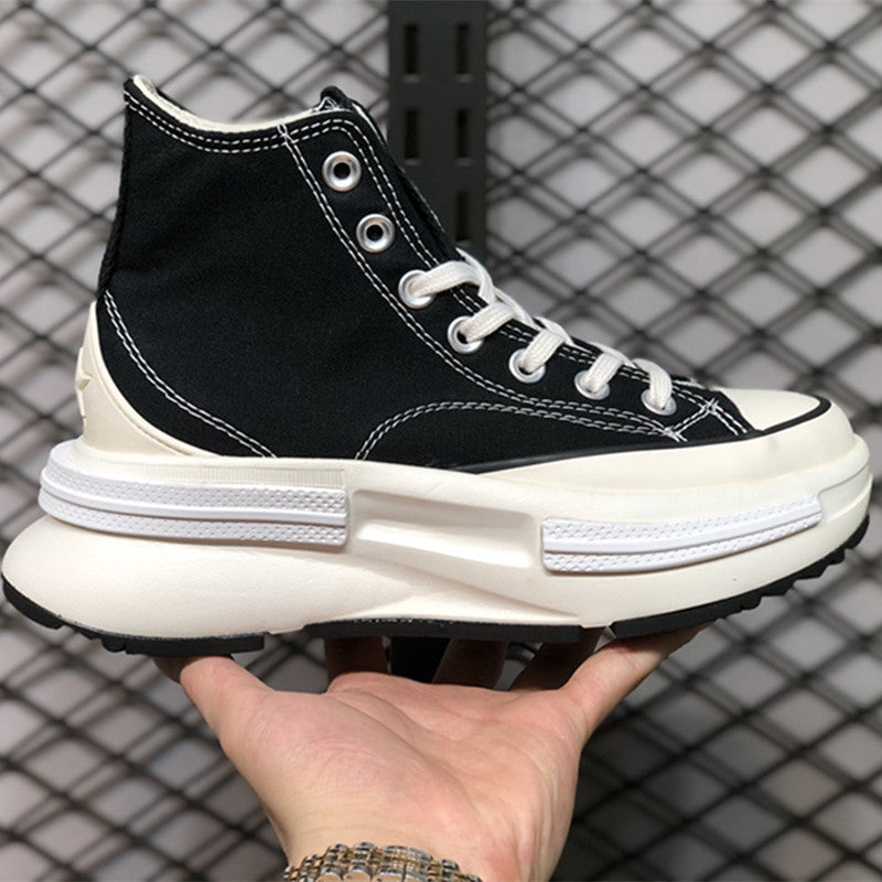 New Run Star Legacy Thick-Soled White Shoes for Men and Women, Height-Increasing Canvas Shoes, Fashionable Women's Shoes, Dropshipping