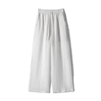 Cross-border 2025 Summer New Breathable Loose White suit Simple Breathable Top Shorts Two-piece Set