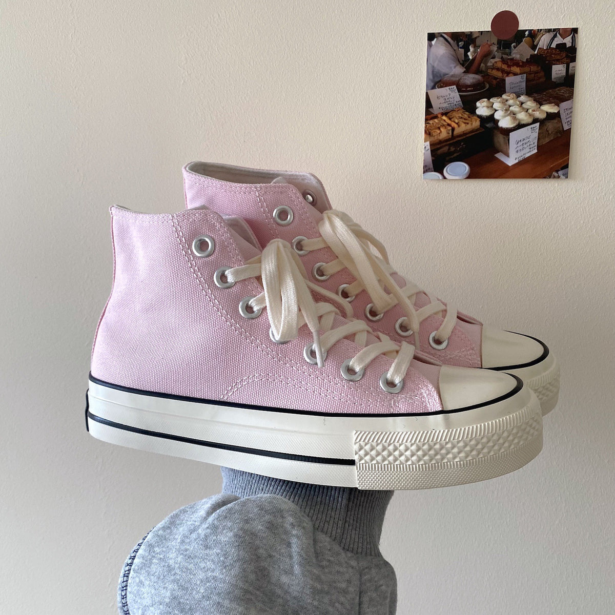 2025 Spring and Summer New Style Burgundy Versatile High-Top Canvas Shoes for Women Hong Kong Style Street Shoes for Women Ins