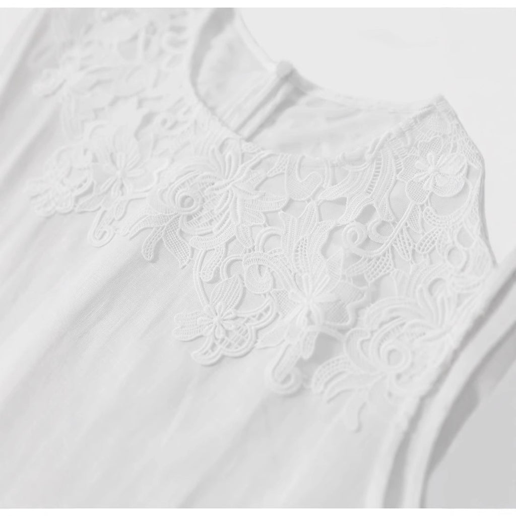 Cross-border 2025 Summer New Breathable Loose White suit Simple Breathable Top Shorts Two-piece Set