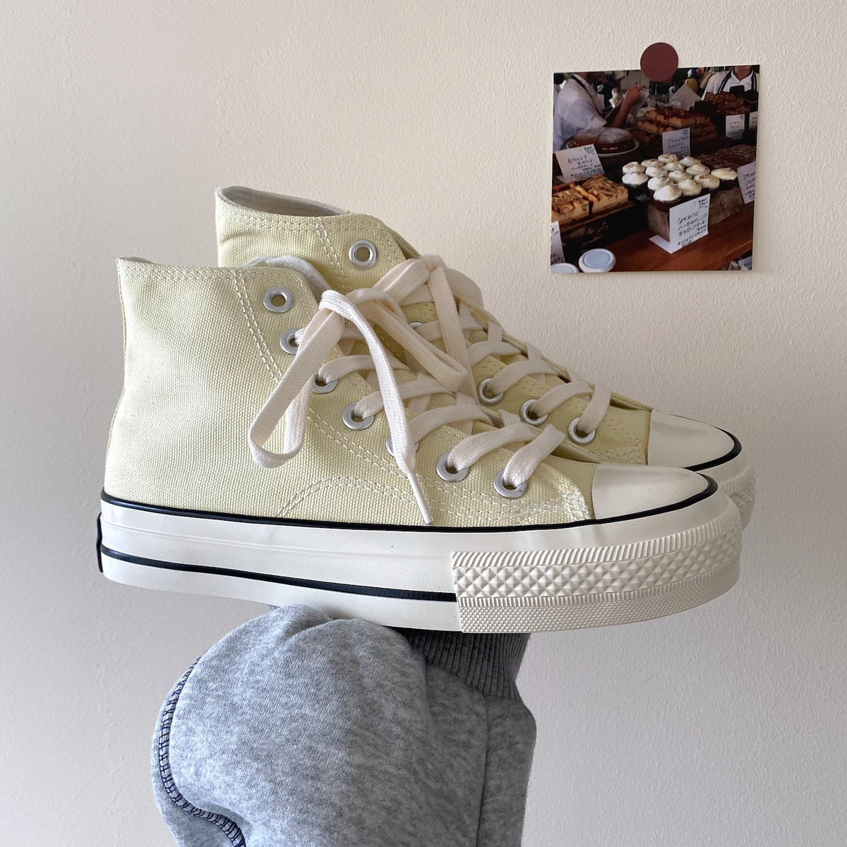 2025 Spring and Summer New Style Burgundy Versatile High-Top Canvas Shoes for Women Hong Kong Style Street Shoes for Women Ins